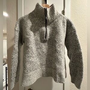 Madewell quarter zip sweater